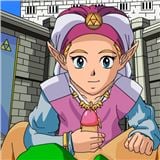 ゼルダエロクエス：ゼルダ手コキ Legend of Zelda: Hentai Quest Zelda Handjob