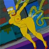 マージシンプソンとエイリアン Marge Simpson and Aliens