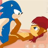 サリーはソニックが大好き Sally loves Sonic