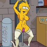 セックスマシーンで大人のリサシンプソン Adult Lisa Simpsons on sex machine show