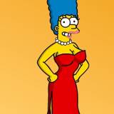 大人のマージ着せ替え Large Marge Dress Up