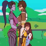 ウィドウメーカーのキスレッスン Widowmaker&#39;s Kissing Lesson