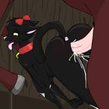 猫と馬 Pussy and horse