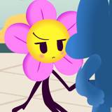 花と四つの手コキのミニゲーム Flower and Four Handjob minigame