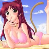 猫娘ビキニジグソーパズル catgirl bikini jigsaw