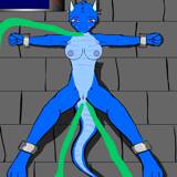 雌ドラゴンを触手PLAY Tentacled dragoness