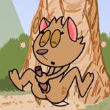 木の下で under the tree